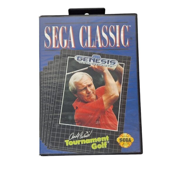 Arnold Palmer Tournament Golf Sega Genesis 1992 Game - Picture 1 of 3